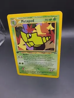 Pokemon - Metapod 42/75 - Neo Discovery - 1st Edition - Uncommon - LP - Image 3