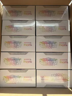CASE/LOT of 10 Sealed Pokemon TCG Prismatic Evolutions Elite Trainer Boxes ETBs! - Image 3