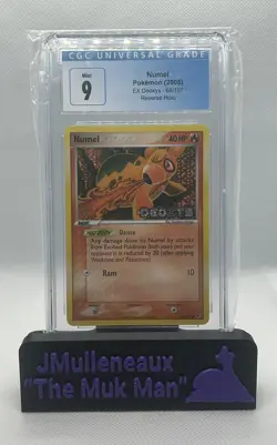 2005 Numel Pokemon EX Deoxys Reverse Holo CGC 9 - Image 1