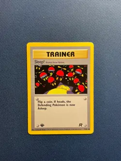 (LP/NM) Sleep! Team Rocket 79/82 1st Edition Common Pokemon TCG - Image 1