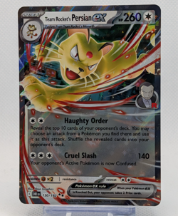 150/182 Team Rocket's Persian ex - Pokemon TCG Destined Rivals - Double Rare NM - Image 1