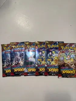 Pokemon TCG Surging Sparks Booster Bundle (8Packs) NEW Factory Sealed - Image 1