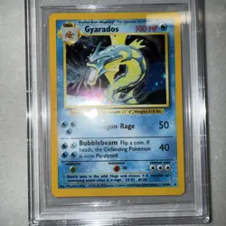 Pokemon Base Set Gyarados Holo MINT BGS 9 1999 Unlimited (Multiple 9.5 Subgrade) - Image 2