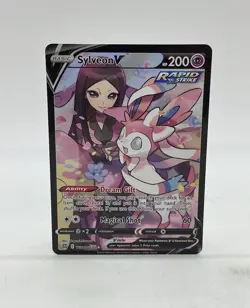 Pokemon TCG Brilliant Stars Trainer Gallery Sylveon V #TG14/TG30 Ultra Rare - Image 1