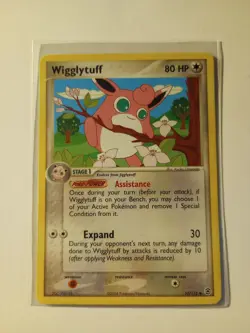 Pokemon TCG - Wigglytuff EX FireRed & LeafGreen (52/112) Regular Rare NM/LP!!! - Image 2