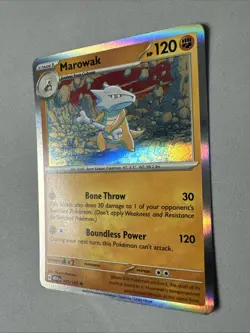 Pokemon TCG * Scarlet & Violet 151 * 105/165 Marowak Rare * HOLO * NM - Image 2
