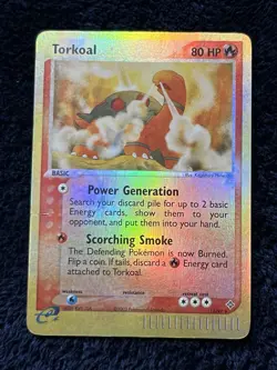 2003 Torkoal 12/97 Dragon Reverse Holo Pokemon Vintage - Image 1
