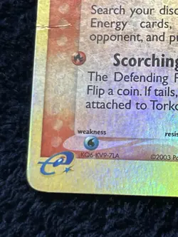2003 Torkoal 12/97 Dragon Reverse Holo Pokemon Vintage - Image 5