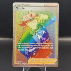 Gordie 223/203 Evolving Skies Full Art Secret Rainbow Rare Trainer Pokemon NM - Image 1