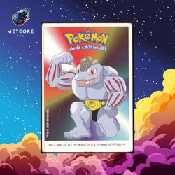 Carte Pokemon Machopeur / Machoke 067 Sticker Dunkin Boomer - Image 1