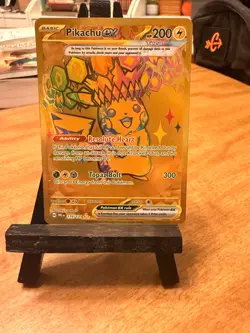 🔥2025 Pokemon SV Prismatic Evolutions PRE EN Pikachu ex #179/131 - Image 1