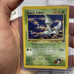 Koga's Zubat 2000 Pokemon Gym Challenge Unlimited Common 83/132 NM Vintage Vtg - Image 1
