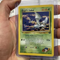 Koga's Zubat 2000 Pokemon Gym Challenge Unlimited Common 83/132 NM Vintage Vtg - Image 2