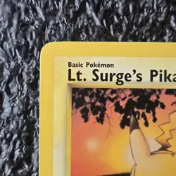 Lt. Surge's Pikachu #84/132 - Pokemon Gym Challenge - Image 4