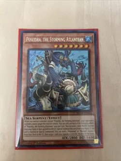 Yugioh Poseidra, the Storming Atlantean Secret Rare SUDA - Image 1