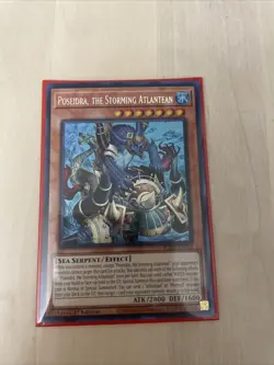 Yugioh Poseidra, the Storming Atlantean Secret Rare SUDA - Image 2