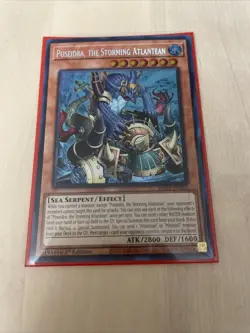 Yugioh Poseidra, the Storming Atlantean Secret Rare SUDA - Image 3