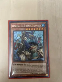 Yugioh Poseidra, the Storming Atlantean Secret Rare SUDA - Image 4
