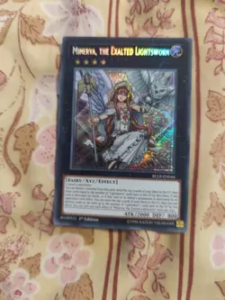 Minerva, The Exalted Lightsworn - Secret Rare - BLLR-EN044 - Excellent - 1st - Image 1