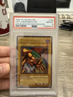 2002 LOB - 123: Left Arm Of The Forbidden One - Unlimited (PSA 8) - Image 2