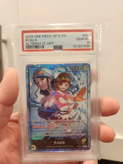 2025 ONE PIECE KOALA OP12-081 ALTERNATE ART PSA 10 ENGLISH - Image 4