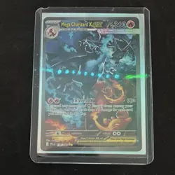 Pokemon Mega Charizard X EX Holo Card PLF 125/090 English TCG - Image 1