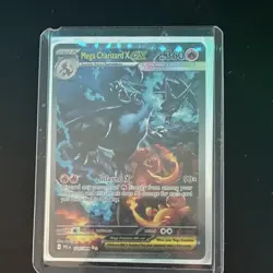 Pokemon Mega Charizard X EX Holo Card PLF 125/090 English TCG - Image 2