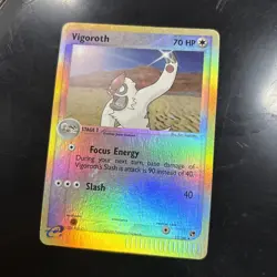 Vigoroth 52/100 Reverse HOLO EX Sandstorm Pokemon Card - Image 1