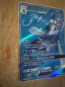 Pokemon TCG Primarina Grand Echo GX Holo Ultra Rare Card Promo Black Star SM39 - Image 2