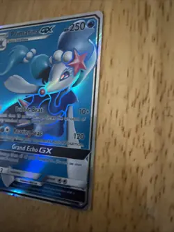 Pokemon TCG Primarina Grand Echo GX Holo Ultra Rare Card Promo Black Star SM39 - Image 3