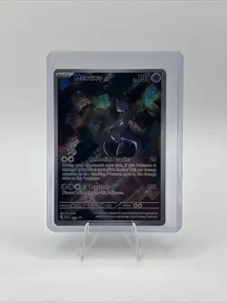 Pokemon 151 Mewtwo 52 Scarlet & Violet UPC Black Star Promo Card Holo - Image 1