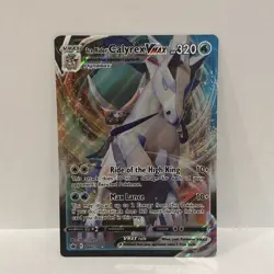 Ice Rider Calyrex VMAX 046/198 Chilling Reign Ultra Rare Pokemon TCG Card NM - Image 1