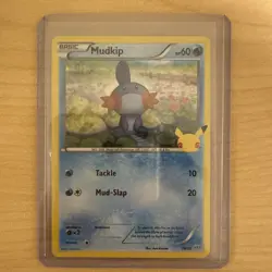 Mudkip 19/25 McDonalds Promo Holo 25th Anniversary Pokemon TCG Card - Image 1