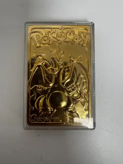 1999 Burger King Pokemon Charizard Gold Plated Card 23K Vintage Rare - Image 3