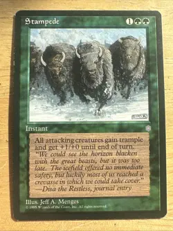 Stampede MTG Magic The Gathering Card - Image 1