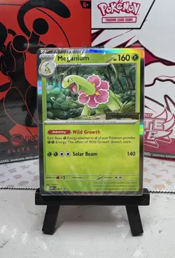 Meganium Mega Evolution Stamped Build and Battle Promo Sealed 40 Card Deck - Image 1