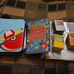 Pokemon Cards lot with some Japanese 2 binders and lose cards unsearched +book - Image 1