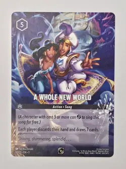 A Whole New World #10/C1 - Disney Lorcana - Promo Card - Image 1
