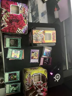 huge yugioh card lot With Tins 1st Editions 2008 And Older Some New Read Desc - Image 1