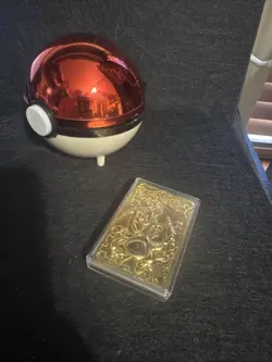 Pokemon 23k Gold Plated Charizard Burger King 1999 Pokeball Trading Card K1 - Image 4
