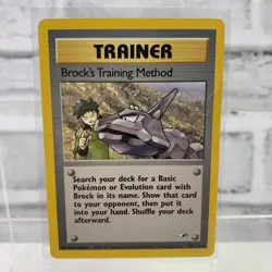 2000 Nintendo Pokemon Gym Heroes Brock's Training Method 106/132 2 Card Lot - Image 2