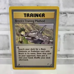 2000 Nintendo Pokemon Gym Heroes Brock's Training Method 106/132 2 Card Lot - Image 3