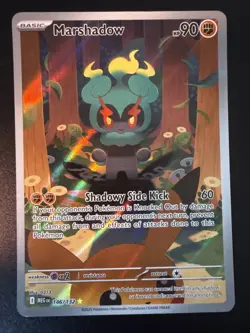 Pokemon TCG Marshadow Mega Evolution Illustration Rare Card 146/132 - Image 1