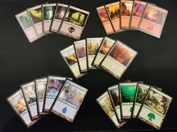 MTG Return To Ravnica Basic Land Cards Complete Set x4 - Image 1