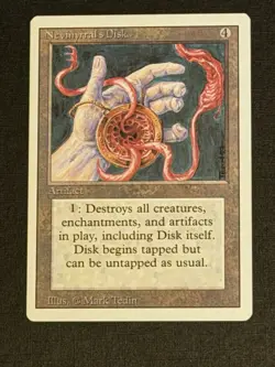 Nevinyrral's Disk Revised Edition Regular Magic The Gathering MTG Card - Image 1