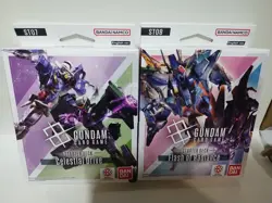 Gundam Card Game Starter Deck ST07 Celestial Drive + ST08 Flash of Radiance ENG - Image 1
