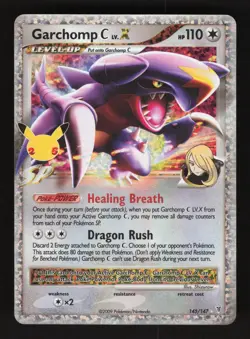 Garchomp C LV.X 145/147 Pokemon Celebrations Classic Collection Holo Card - Image 1