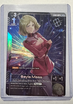 Sayla Mass Alternate Art Winner Foil - GD01-087 R NM - Gundam TCG Card Game - Image 1