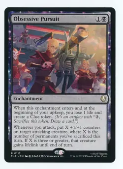 Obsessive Pursuit #0112 MTG Avatar: The Last Airbender Magic The Gathering - Image 1