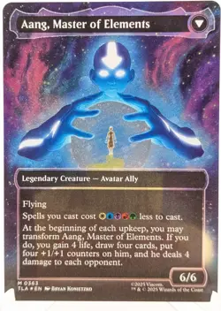 MTG - Avatar Aang Aang, Master Of Elements 0363 - Raised Foil - NM - Image 2